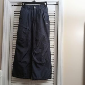 Rway Gray Snow Ski Pants Size Large 10/12 Youth.